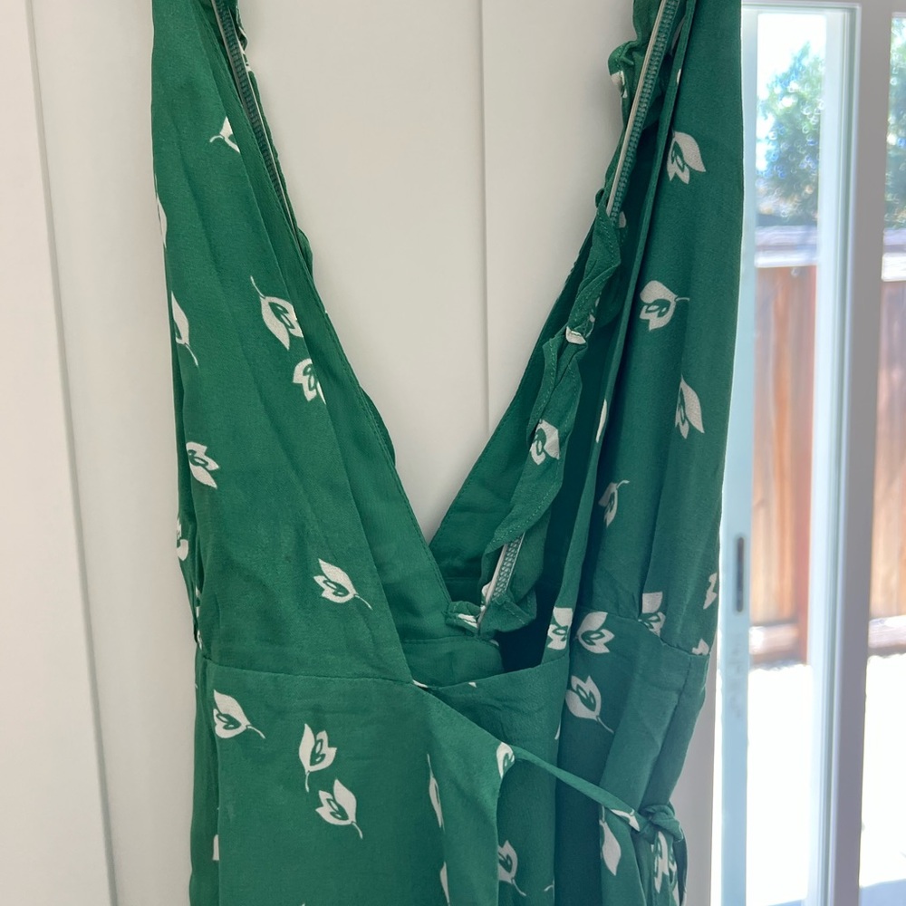 Reformation Green Mini wrap dress XS - Picture 5 of 7
